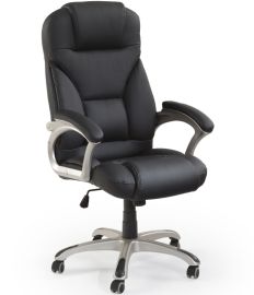 DESMOND főnöki forgószék, TILT mechanika, gumi kerék, fekete, 67x70x112-119x48-55 cm HM0879