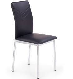 K-137 étkezőszék, fekete/króm színű, 43x49x92x48 cm HM1178