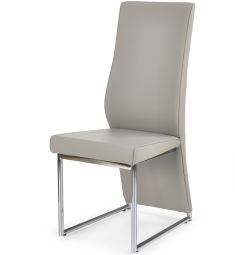 K-213 étkezőszék, cappuccino/króm színű, 48x60x104x45 cm HM1245