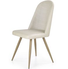 K-214 étkezőszék, sötét krém/méz tölgy színű, 45x53x90x47 cm HM1247