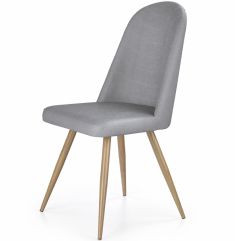 K-214 étkezőszék, szürke/méz tölgy színű, 45x53x90x47 cm HM1248