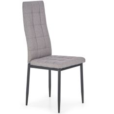 K-292 étkezőszék, szürke/fekete színű, 42x47x98x45 cm, HM1801