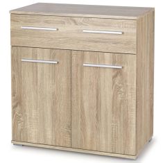 LIMA 1 fiókos, 2 ajtós komód, sonoma tölgy színű, 77x40x82 cm HM0259