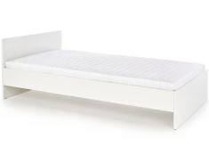 LIMA 120 franciaágy, matrac és ágyrács nélkül, fehér, 205x125x70 cm, HM1462