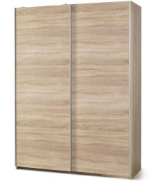 LIMA tolóajtós gardróbszekrény, sonoma tölgy színű, 153x58x210 cm HM0281