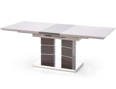 LORD bővíthető étkezőasztal, világosszürke/sötétszürke színű, 160-220x90x75 cm HM0052