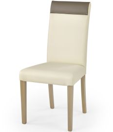 NORBERT fa étkezőszék, krém/bézs/sonoma tölgy színű, 47x55x99x47 cm HM1390