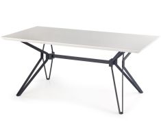 PASCAL étkezőasztal, fehér/fekete, 160x90x76 cm HM0070