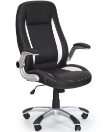 SATURN főnöki forgószék, TILT mech., állítható karfa, fekete, 67x65x112-120x44-52 cm HM0931