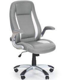 SATURN főnöki forgószék, TILT mech., állítható karfa, szürke, 67x65x112-120x44-52 cm HM0932