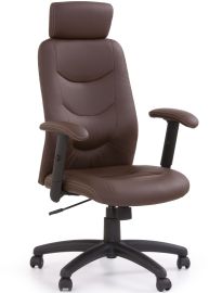 STILO főnöki forgószék, TILT mech., állítható karfa, barna, 66x49x116-125x45-54 cm HM0937