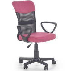 TIMMY gyerek forgószék, rózsaszín/fekete, 52x59x81-91x41-51 cm, HM1778