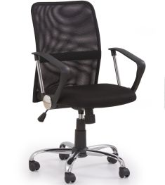 TONY forgószék, TILT mechanika, fekete, 58x56x92-102x47-57 cm HM1000