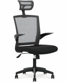 VALOR forgószék, TILT mechanika, fekete, 64x62x115-125x46-56 cm, HM1632