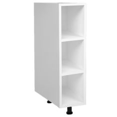 VENTO elemes konyhabútor, alsószekrény, 3 polcos, fehér, 15x82x52 cm HM0171