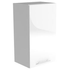 VENTO elemes konyhabútor, felső szekrény, 1 ajtós, fehér, 40x72x30 cm HM0225