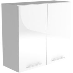 VENTO elemes konyhabútor, felső szekrény, 2 ajtós, fehér, 80x72x30 cm HM0234