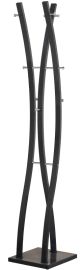 W-50 fém állófogas, fekete, 35x35x179 cm HM0717