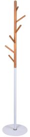 W-53 állófogas, fehér/bükkfa színű, 35x170 cm HM0721