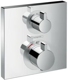 Hansgrohe Ecostat Square falba építhető termosztátos csaptelep, elzárószelep, 1 fogyasztó 15712000