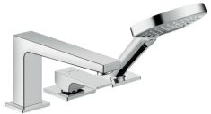 Hansgrohe Metropol 3-lyukú, peremre szerelhető kádtöltő csaptelep, króm 32551000