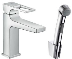 Hansgrohe Metropol mosdó csaptelep bidé kézizuhannyal, loop fogantyúval, króm 74522000