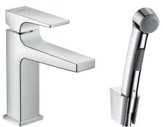 Hansgrohe Metropol mosdó csaptelep bidé kézizuhannyal, normál fogantyúval,króm 32522000