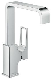 Hansgrohe Metropol magasított mosdó csaptelep loop fogantyúval, Push-open lefolyóval, króm 74511000