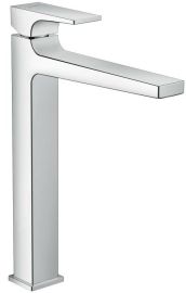 Hansgrohe Metropol magasított mosdó csaptelep, Push-Open lefolyóval, króm 32512000