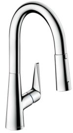 Hansgrohe Talis S mosogató csaptelep kihúzható zuhanyfejjel króm 72815000