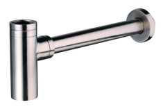 Ferro Hengeres búraszifon G5/4”x32 mm, állítható lefolyócső max. 320 mm, rozettával, nikkel S282NC