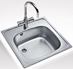 Teka Industry E-modell 465.465 1B rozsdamentes mosogatótálca, matt 46.5x46.5 cm 30000048