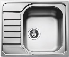 Teka Industry E-modell 580.500 1B 1/2D rozsdamentes mosogatótálca, matt 58x50 cm 30000065