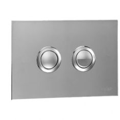 Valsir INOX DESIGN fém nyomólap, “m” méret, pneumatikus, kerek, fényes króm VS0877931