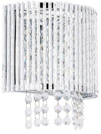 Italux ANABELLA fali kristály lámpa, G9, 1x42W, átlátszó/ezüst