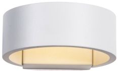 Italux BARRY kerek fali lámpa, LED, 1x6W, fehér