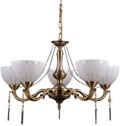 Italux BAXIO csillár, E27, 5x60W, arany