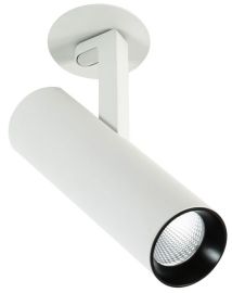 Italux BOCCA mennyezeti spot lámpa 4000K, 24 cm, LED, 1x18W, fekete/fehér
