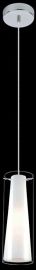 Italux CAROLE függőlámpa, E27, 1x60W, króm/fehér
