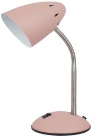 Italux COSMIC asztali lámpa, E27, 1x60W, matt króm/rózsaszín