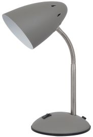 Italux COSMIC asztali lámpa, E27, 1x60W, matt króm/szürke