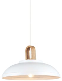 Italux DANITO függőlámpa d40 cm, E27, 1x60W, fehér