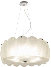 Italux ESSEO függőlámpa d52 cm, E27, 8x60W, fehér