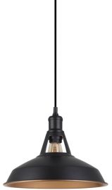 Italux FREYA függőlámpa, E27, 1x40W, fekete