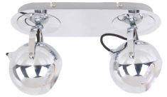 Italux JAMES mennyezeti spot lámpa, GU10, 2x50W, króm