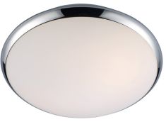 Italux KREO mennyezeti lámpa d23.5 cm, LED, 1x60W, króm/fehér