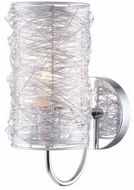 Italux LINTON fali lámpa, E14, 1x40W, ezüst/króm