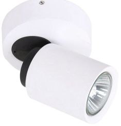 Italux LUCIEN fali spot lámpa, GU10, 1x35W, fekete/fehér