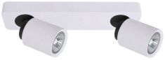 Italux LUCIEN mennyezeti spot lámpa, GU10, 2x35W, fekete/fehér