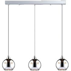 Italux MARTIN függőlámpa, E14, 3x40W, króm